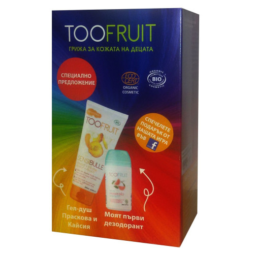 Toofruit Children's Promo Shower Gel and Roll-On Set