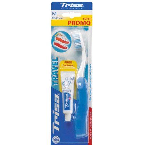 Trisa Travel Foldable Toothbrush Size M