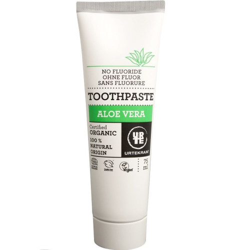 Urtekram Organic Fluoride-Free Toothpaste Aloe Vera 2.54 fl oz (75 ml)