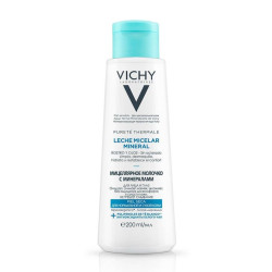Vichy Purete Thermale Mineral Micellar Milk for Face and Eyes for Dry Skin 6.76 fl oz (200 ml)