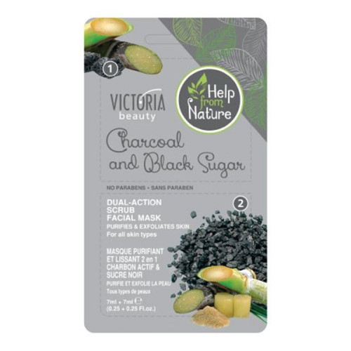 Victoria Cleansing and Smoothing Face Mask 2 in 1 2 pcs 0.24 fl oz (7 ml)