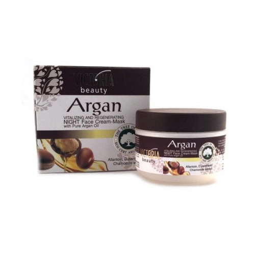 Victoria Regenerating Night Cream Mask for Face with Argan Oil 1.69 fl oz (50 ml)