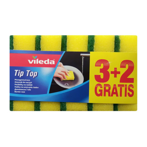 Vileda Tip Top Household Sponge 5 pcs