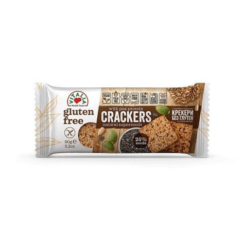Vitalia Gluten-Free Crackers with Seeds 3.17 oz (90 g)