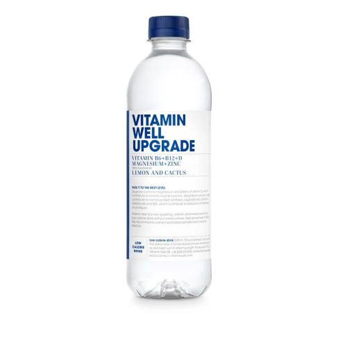 Vitamin Well Upgrade Vitamin Water with Lemon and Cactus Flavor 16.91 fl oz (500 ml)