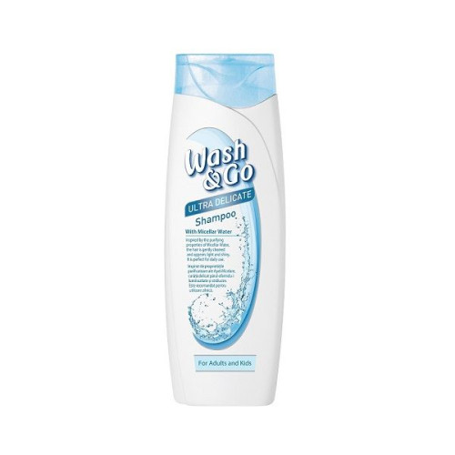 Wash & Go Ultra Delicate Gentle Shampoo with Micellar Water 13.53 fl oz (400 ml)