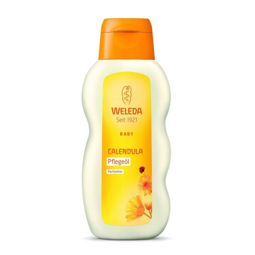 Weleda Baby Cleansing Massage Oil with Calendula 6.76 fl oz (200 ml)