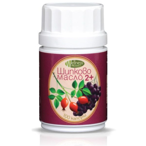 Wellness Product Rosehip Oil 2+ 100 Capsules