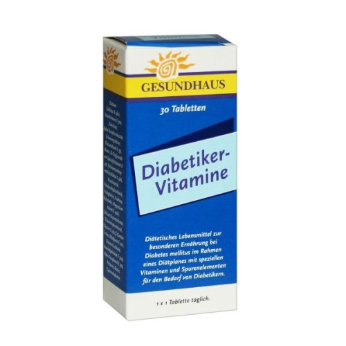 Woerwag Pharma Diabetiker Vitamins for Diabetics for High Immunity 30 Tablets