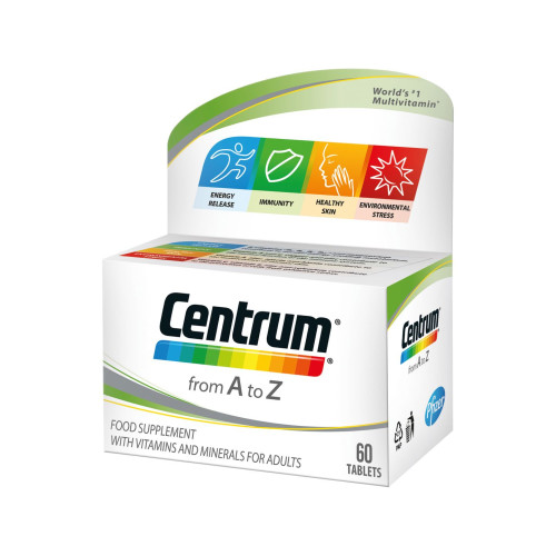 Centrum A-Z Vitamins and Minerals for Adults 60 Tablets
