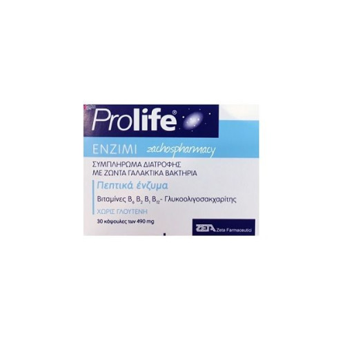 Zeta Prolife Enzymes for Digestive Health 30 Capsules