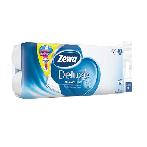 Zewa Pure White Toilet Paper 10 Rolls