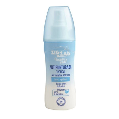 Zig Zag Tropical Talco Lotion Against Mosquitoes and Ticks 3.38 fl oz (100 ml)