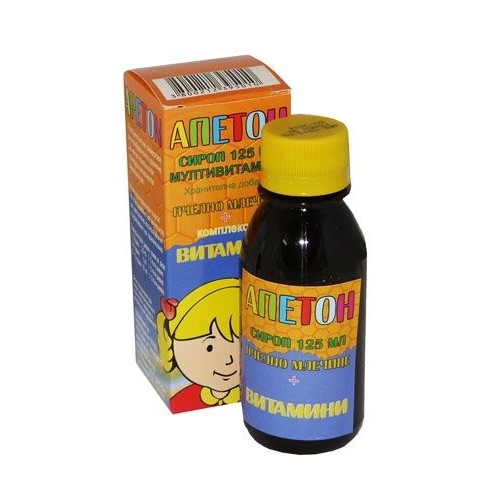 Apeton Syrup for Children for Strong Immunity and High Appetite 4.23 fl oz (125 ml)