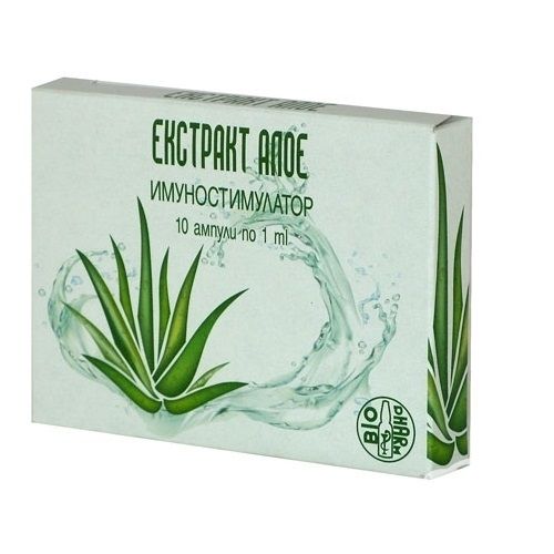 BioPharma Aloe Extract Immune Stimulator 0.03 fl oz (1 ml) 10 Ampoules