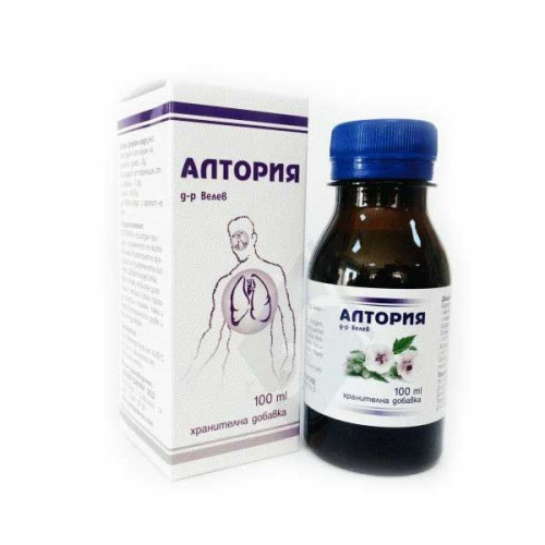 Velev Pharma Altoria Syrup for Severe Cough and Sinusitis 3.38 fl oz (100 ml)