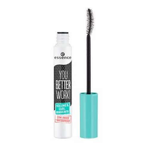 Essence You Better Work! Waterproof Mascara for Volume and Curl Black