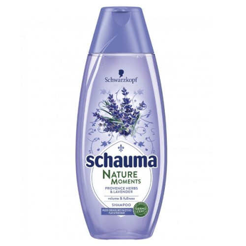 Schauma Nature Moments Shampoo for Volume and Density Herbs and Lavender 13.53 fl oz (400 ml)