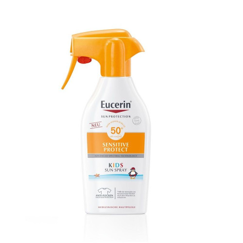 Eucerin Sensitive Protect Sunscreen Spray for Children with SPF 50+ Protection with Pump 10.14 fl oz (300 ml)