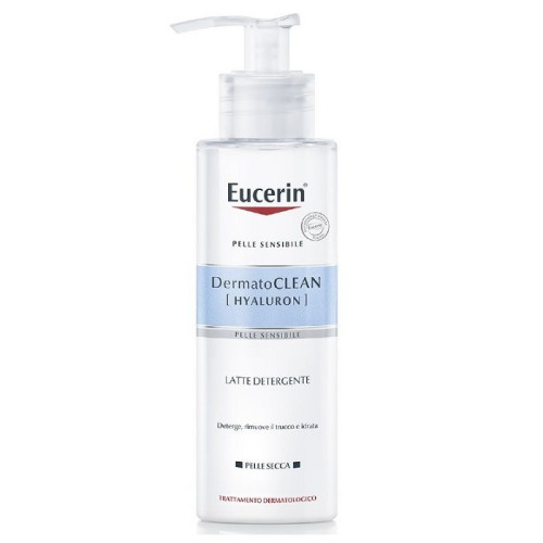 Eucerin Dermatoclean Hyaluron Cleansing Milk for a Clean and Beautiful Face 6.76 fl oz (200 ml)