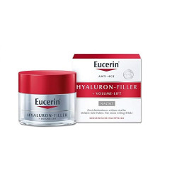 Eucerin Hyaluron-Filler + Volume Lift Night Cream Protects Against Aging 1.69 fl oz (50 ml)
