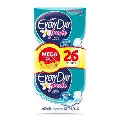 Everyday Fresh Normal Mega Set Women's Sanitary Pads 26 pcs