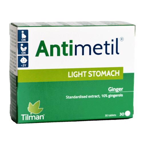 Antimethyl with Ginger Extract for Proper Digestion 50 mg 30 Tablets