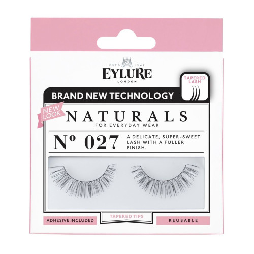 Eylure Naturals Set with False Eyelashes and Glue Model 027 1 pc
