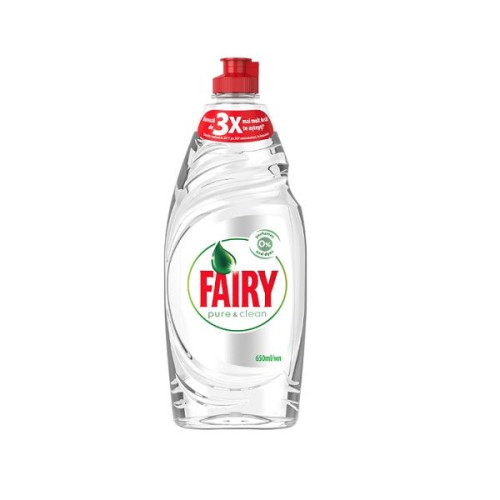 Fairy Pure and Clean Liquid Dishwashing Detergent 21.98 fl oz (650 ml)