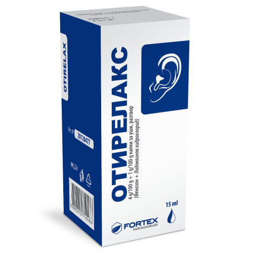 Fortex Otirelax for Ear Inflammation and Pain 0.51 fl oz (15 ml)