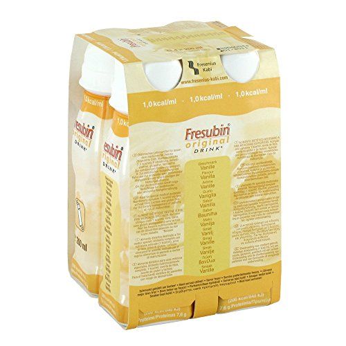Fresenius Kabi Fresubin Original Vanilla Protein Drink 6.76 fl oz (200 ml) 4 pcs