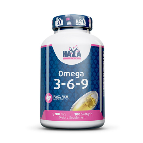 Haya Labs Omega-3-6-9 100 Softgel Capsules