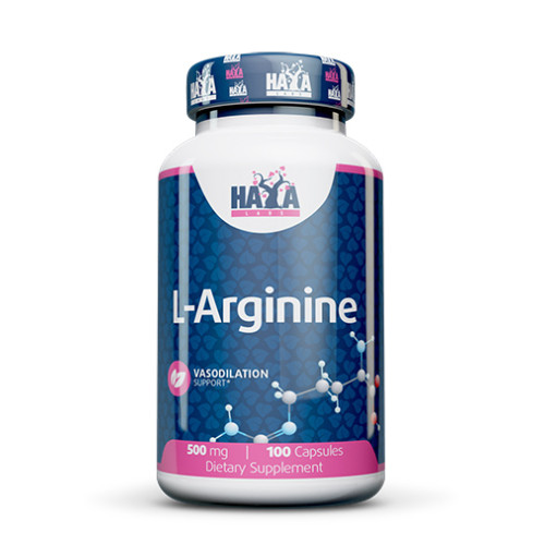Haya Labs L-Arginine 500 mg 100 Capsules
