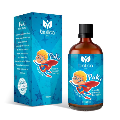 Biotica Herbafix Paki for Bacteria Parasites and Fungi Strong Immune System in Children 3.38 fl oz (100 ml)