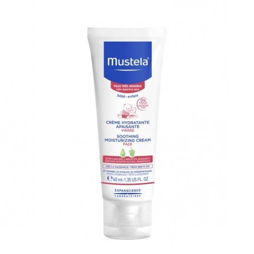 Mustela Moisturizing Cream for Babies and Children with a Fluid Base for Sensitive Skin 1.35 fl oz (40 ml)