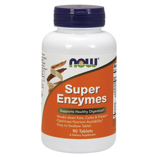 Now Foods Super Enzymes Stomach Pain and Metabolic Disorders 90 Tablet