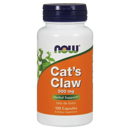 Now Foods Cat's Claw for Strong Immunity Against Inflammation 500 mg 100 Capsules