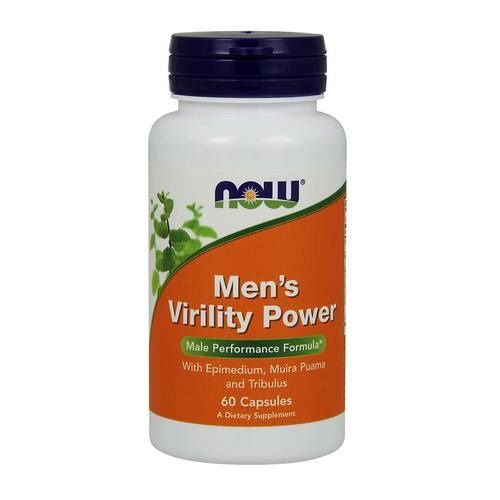 Now Foods Men's Virility Power for Reduced Libido Potency and Sexual Problems 60 Capsules