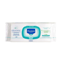 Mustela Stelatopia Cleansing Wipes for Atopic Skin with Allantoin 50 pcs