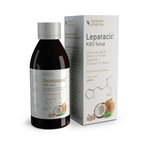 Doleran Pharma Leparacid Kids Syrup for Children with Viruses and Bacteria 3.38 fl oz (100 ml)