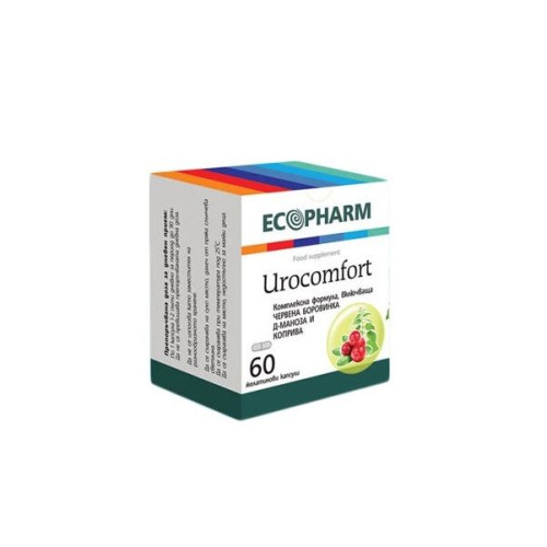 Ecopharm Urocomfort for Urinary Tract Infections and Prostatitis 60 Capsules