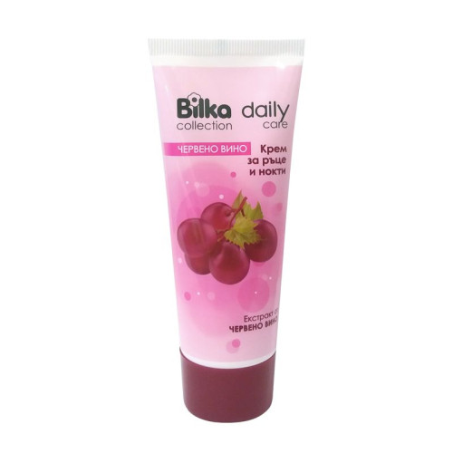 Bilka Nourishing Enriched Hand Cream with Red Wine for Smooth Skin 2.2 fl oz (65 ml)