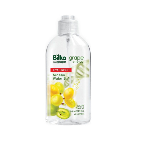 Bilka Hyaluron+ 3-in-1 Micellar Water for Cavities with Hyaluronic Acid 6.76 fl oz (200 ml)