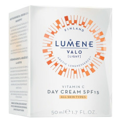 Lumene Valo Intensive Hydrating Day Cream with Vitamin C for Face SPF 15+ 1.69 fl oz (50 ml)