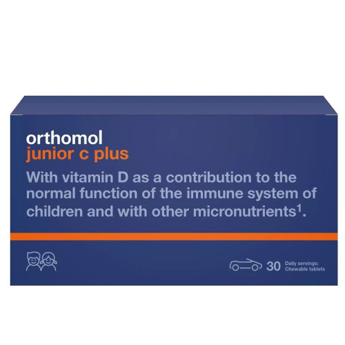 Orthomol Junior Plus for High Immunity Against Viruses and Infections for Children 30 Doses
