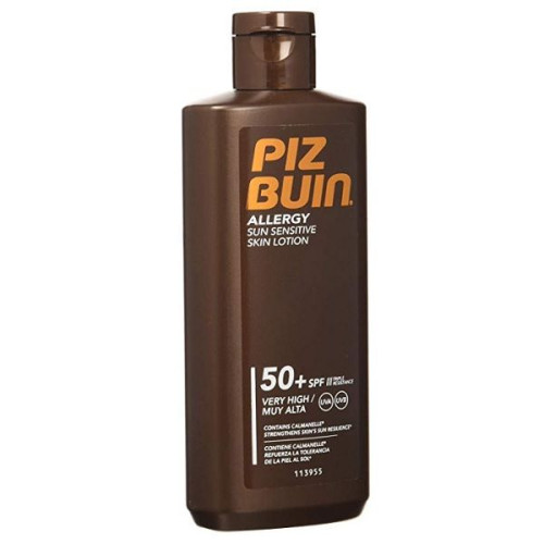 Piz Buin Allergy Protective Sun Protection Body Lotion for Skin Allergies SPF 50+ 6.76 fl oz (200 ml)