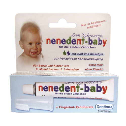 Dentinox Nenedent Baby Kit for First Teeth 6 Months + Thimble 1 pc