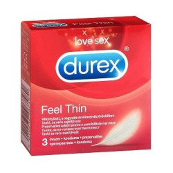 Durex Feel Intimate Ultra-thin Condoms for Super Protection 3 pcs