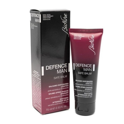 Bionike Defence Man Restorative Aftershave Balm for Men with Sensitive Skin 2.54 fl oz (75 ml)