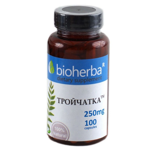 Bioherba Triple Tincture for Purification and Detoxification 250 mg 100 Capsules